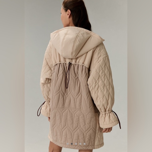 Pilcro Quilted Mix Liner Coat - Picture 2 of 5